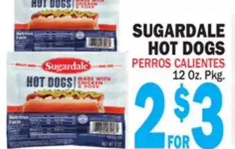 Bravo Supermarkets SUGARDALE HOT DOGS offer