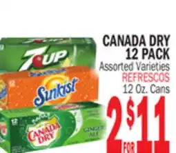 Bravo Supermarkets CANADA DRY 12 PACK offer