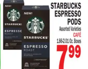 Bravo Supermarkets STARBUCKS ESPRESSO PODS offer