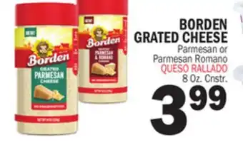 Bravo Supermarkets BORDEN GRATED CHEESE offer