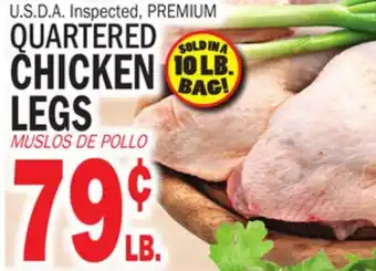 Bravo Supermarkets PREMIUM QUARTERED CHICKEN LEGS offer