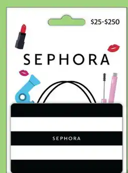 Rite Aid Sephora Gift Cards offer