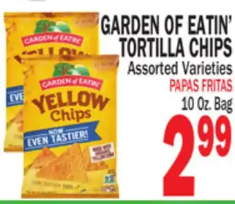 Bravo Supermarkets GARDEN OF EATIN' TORTILLA CHIPS offer