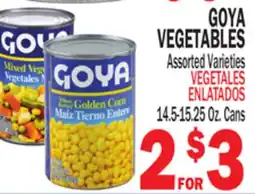 Bravo Supermarkets GOYA VEGETABLES offer