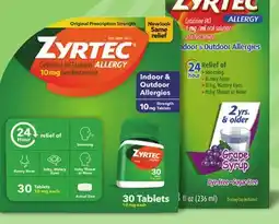 Rite Aid Adult and Children's Zyrtec offer