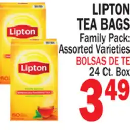 Bravo Supermarkets LIPTON TEA BAGS offer