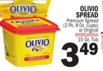 Bravo Supermarkets OLIVIO SPREAD 15 Oz. Tub offer