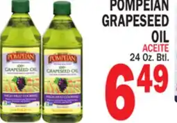 Bravo Supermarkets POMPEIAN GRAPESEED OIL offer