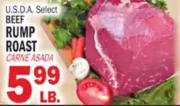 Bravo Supermarkets BEEF RUMP ROAST offer