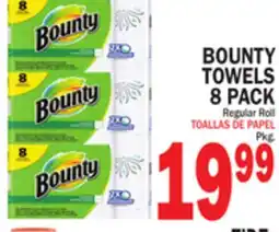 Bravo Supermarkets BOUNTY TOWELS 8 PACK offer