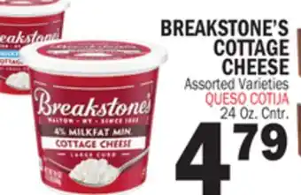 Bravo Supermarkets BREAKSTONE'S COTTAGE CHEESE offer