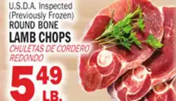 Bravo Supermarkets BONE ROUND BONE LAMB CHOPS offer