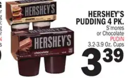 Bravo Supermarkets HERSHEY'S PUDDING 4 PK offer