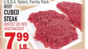 Bravo Supermarkets BEEF CUBED STEAK offer