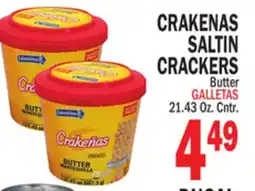 Bravo Supermarkets CRAKENAS SALTIN CRACKERS offer