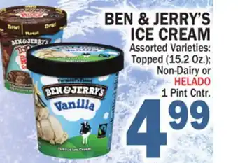 Bravo Supermarkets BEN & JERRY'S ICE CREAM offer