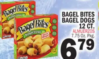 Bravo Supermarkets BAGEL BITES BAGEL DOGS 12 CT offer