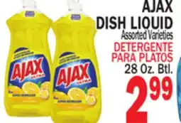 Bravo Supermarkets AJAX DISH LIQUID offer