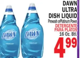 Bravo Supermarkets DAWN ULTRA DISH LIQUID offer