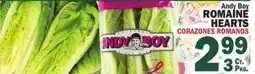 Bravo Supermarkets ANDY BOY ROMAINE HEARTS offer