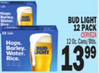 Bravo Supermarkets BUD LIGHT 12 PACK offer