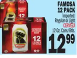 Bravo Supermarkets FAMOSA 12 PACK offer