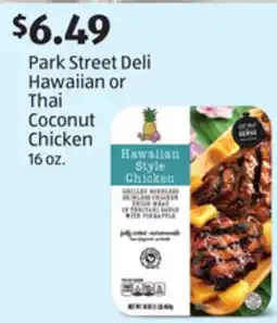 Aldi Park Street Deli Hawaiian or Thai Coconut Chicken offer