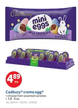 Lidl Cadbury creme egg offer