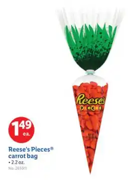 Lidl Reese's Pieces carrot bag offer