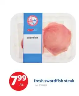 Lidl fresh swordfish steak offer