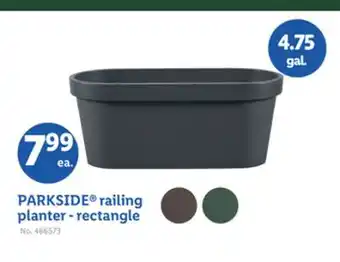 Lidl PARKSIDE railing planter-rectangle offer