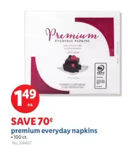 Lidl premium everyday napkins offer