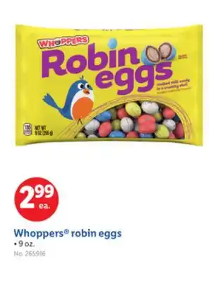 Lidl Whoppers robin eggs offer