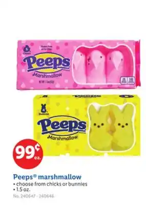 Lidl Peeps marshmallow offer