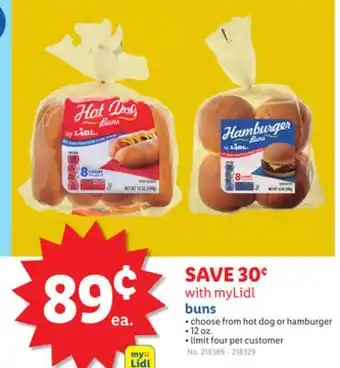 Lidl buns offer