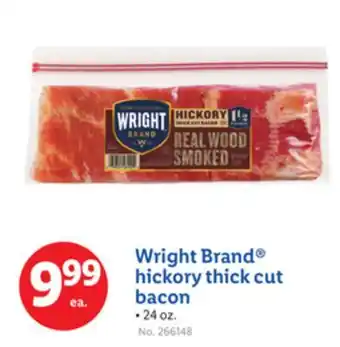 Lidl Wright Brand hickory thick cut bacon offer