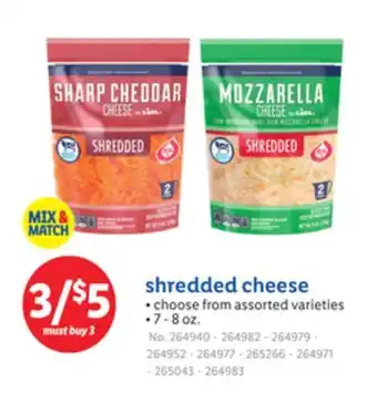 Lidl shredded cheese offer