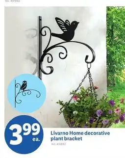 Lidl Livarno Home decorative plant bracket offer