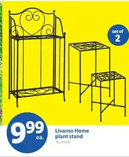 Lidl Livarno Home plant stand offer