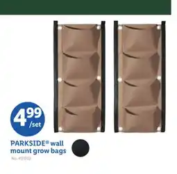 Lidl PARKSIDE wall mount grow bags offer