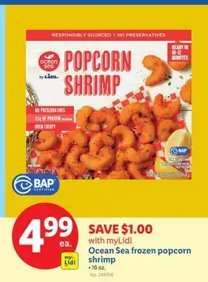 Lidl Ocean Sea frozen popcorn shrimp offer