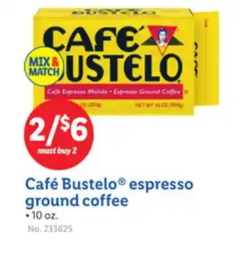 Lidl Café Bustelo espresso ground coffee offer