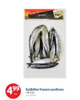 Lidl Sol&Mar frozen sardines offer