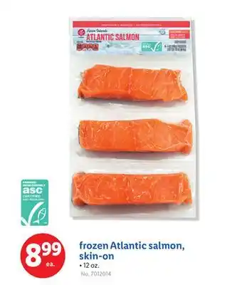 Lidl frozen Atlantic salmon, skin-on offer