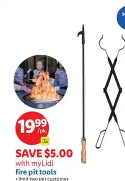 Lidl fire pit tools offer