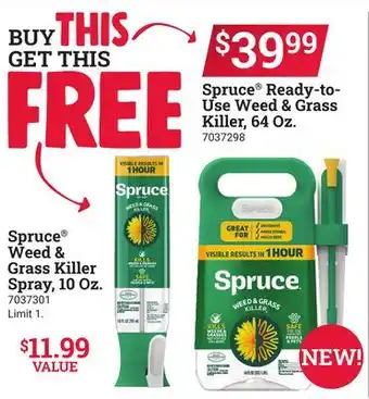 Ace Hardware Spruce Ready-to-Use Weed & Grass Killer, 64 Oz offer