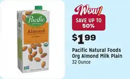 Grocery Outlet Org Almond Milk Plain offer