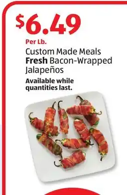 Aldi Fresh Bacon-Wrapped Jalapeños offer