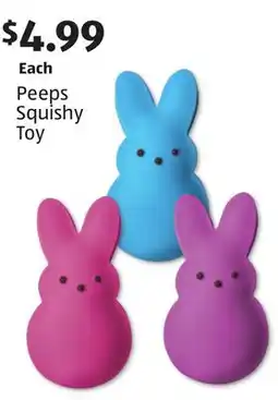 Aldi Peeps Squishy Toy offer