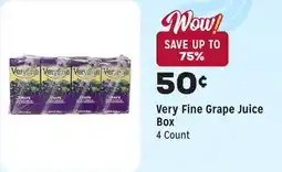 Grocery Outlet Grape Juice Box offer